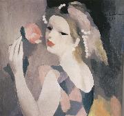 Female and rose Marie Laurencin